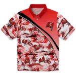 Tampa Bay Buccaneers Hawaiian Shirt - Sunset Palms Red White 1 tampa-bay-buccaneers-sunset-palms-red-white-hawaiian-shirt-best-selling
