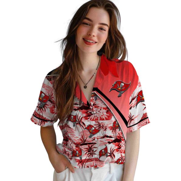 tampa-bay-buccaneers-sunset-palms-red-white-hawaiian-shirt-latest-model tampa bay buccaneers sunset palms red white hawaiian shirt latest model