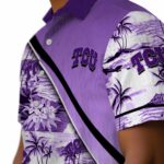 tcu-horned-frogs-sunset-palms-purple-white-hawaiian-shirt-best-selling