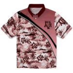 Texas A&M Aggies Hawaiian Shirt - Sunset Palms Maroon White 1 texas-am-aggies-sunset-palms-maroon-white-hawaiian-shirt-best-selling