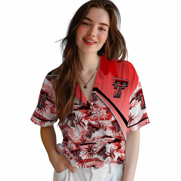 texas-tech-red-raiders-sunset-palms-red-white-hawaiian-shirt-latest-model texas tech red raiders sunset palms red white hawaiian shirt latest model