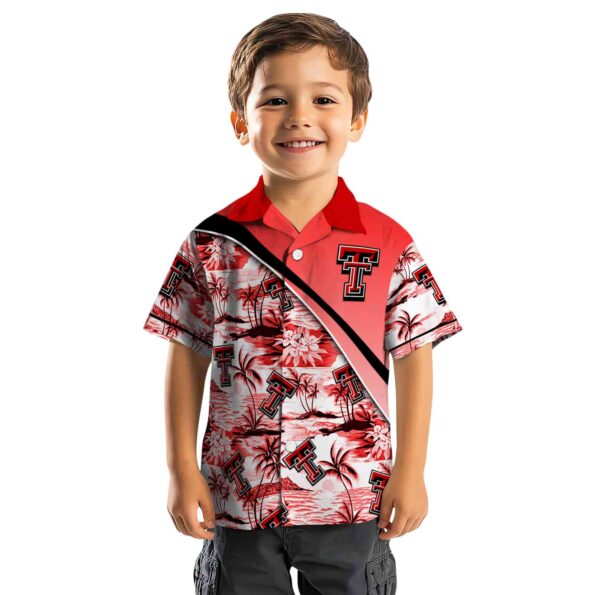 texas-tech-red-raiders-sunset-palms-red-white-hawaiian-shirt-top-rated texas tech red raiders sunset palms red white hawaiian shirt top rated