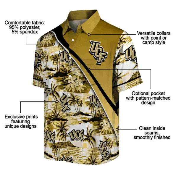 ucf-knights-sunset-palms-gold-white-hawaiian-shirt-new-arrival ucf knights sunset palms gold white hawaiian shirt new arrival