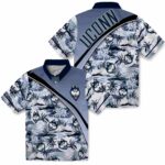 uconn-huskies-sunset-palms-blue-white-hawaiian-shirt-best-selling