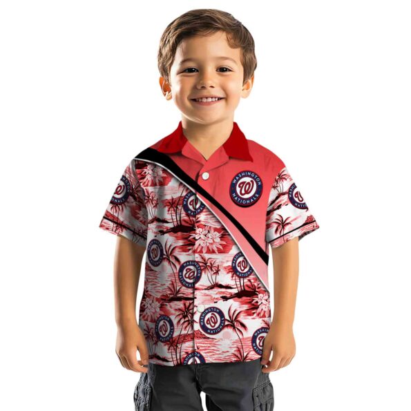 washington-nationals-sunset-palms-red-white-hawaiian-shirt-top-rated washington nationals sunset palms red white hawaiian shirt top rated