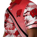 wisconsin-badgers-sunset-palms-red-white-hawaiian-shirt-best-selling