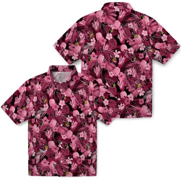 arizona-cardinals-floral-pineapple-red-hawaiian-shirt-high-quality arizona cardinals floral pineapple red hawaiian shirt high quality