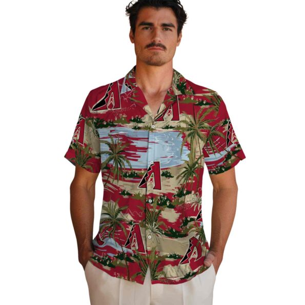 arizona-diamondbacks-palm-horizon-red-hawaiian-shirt-fashion-forward arizona diamondbacks palm horizon red hawaiian shirt fashion forward