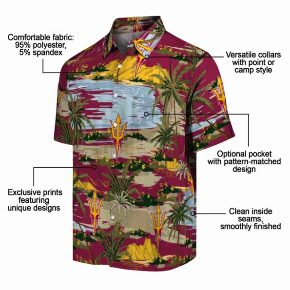 arizona-state-sun-devils-palm-horizon-maroon-hawaiian-shirt-new-arrival arizona state sun devils palm horizon maroon hawaiian shirt new arrival