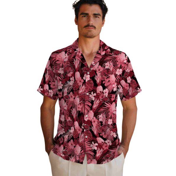 arkansas-razorbacks-floral-pineapple-red-hawaiian-shirt-fashion-forward arkansas razorbacks floral pineapple red hawaiian shirt fashion forward