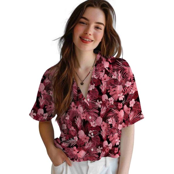 arkansas-razorbacks-floral-pineapple-red-hawaiian-shirt-latest-model arkansas razorbacks floral pineapple red hawaiian shirt latest model