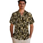 army-black-knights-floral-pineapple-gold-hawaiian-shirt-best-selling