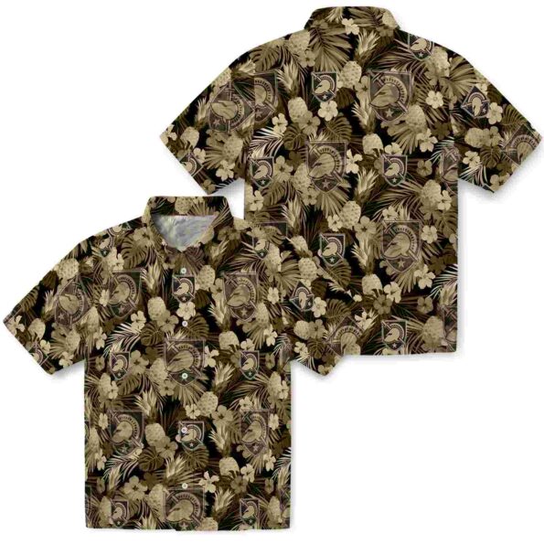 army-black-knights-floral-pineapple-gold-hawaiian-shirt-high-quality army black knights floral pineapple gold hawaiian shirt high quality