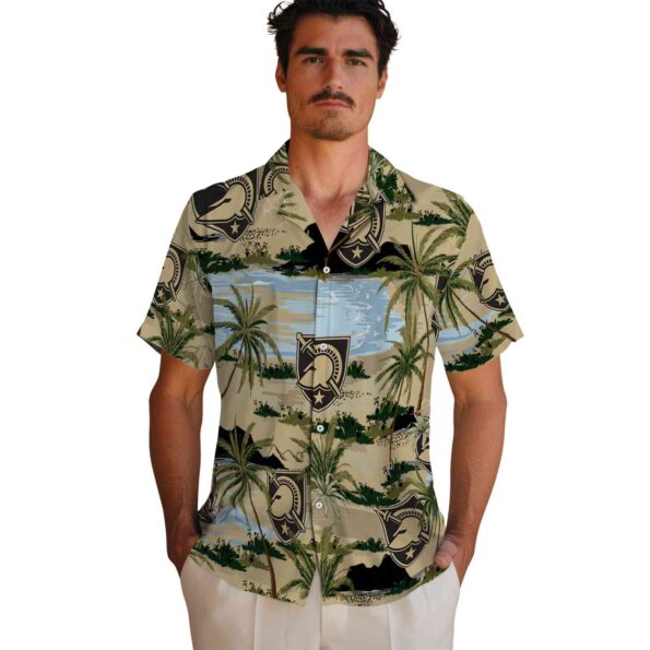 army-black-knights-palm-horizon-gold-hawaiian-shirt-fashion-forward army black knights palm horizon gold hawaiian shirt fashion forward