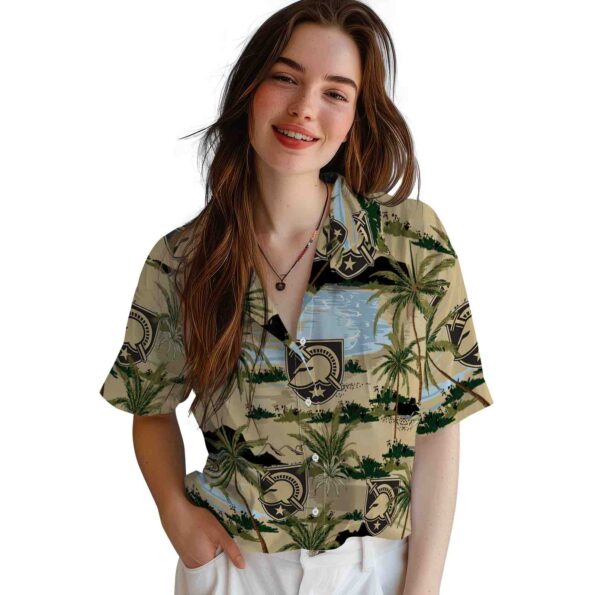 army-black-knights-palm-horizon-gold-hawaiian-shirt-latest-model army black knights palm horizon gold hawaiian shirt latest model