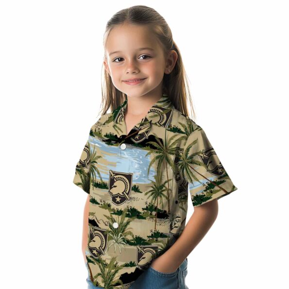army-black-knights-palm-horizon-gold-hawaiian-shirt-premium-grade army black knights palm horizon gold hawaiian shirt premium grade