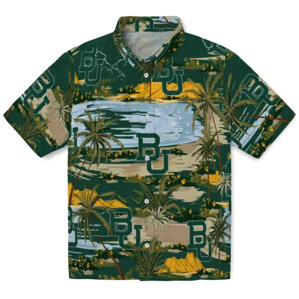 baylor-bears-palm-horizon-green-hawaiian-shirt-best-selling baylor bears palm horizon green hawaiian shirt best selling