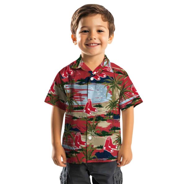 boston-red-sox-palm-horizon-red-hawaiian-shirt-top-rated boston red sox palm horizon red hawaiian shirt top rated