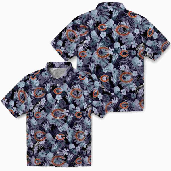 chicago-bears-floral-pineapple-blue-hawaiian-shirt-high-quality chicago bears floral pineapple blue hawaiian shirt high quality