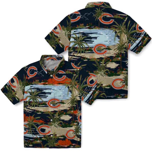 chicago-bears-palm-horizon-blue-hawaiian-shirt-high-quality chicago bears palm horizon blue hawaiian shirt high quality