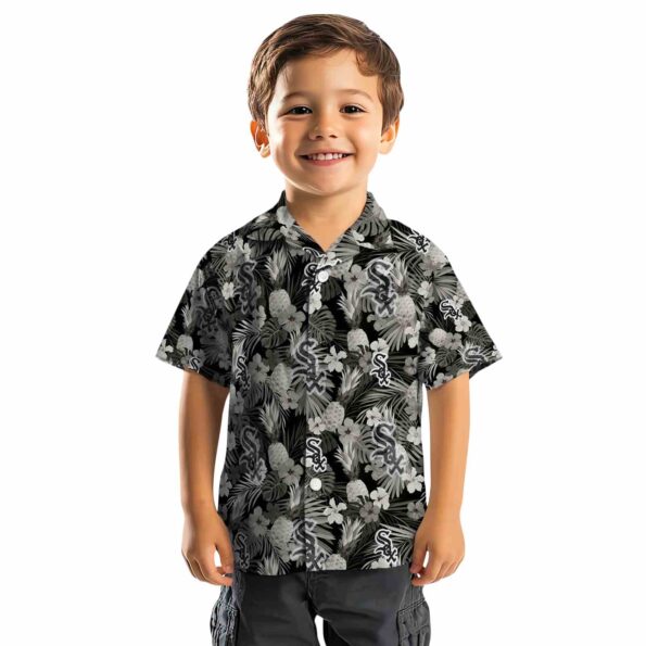 chicago white sox floral pineapple black hawaiian shirt top rated