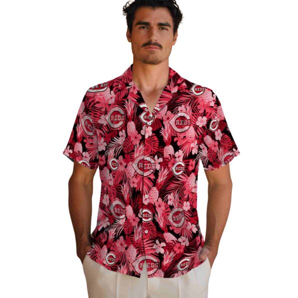 cincinnati-reds-floral-pineapple-red-hawaiian-shirt-fashion-forward cincinnati reds floral pineapple red hawaiian shirt fashion forward