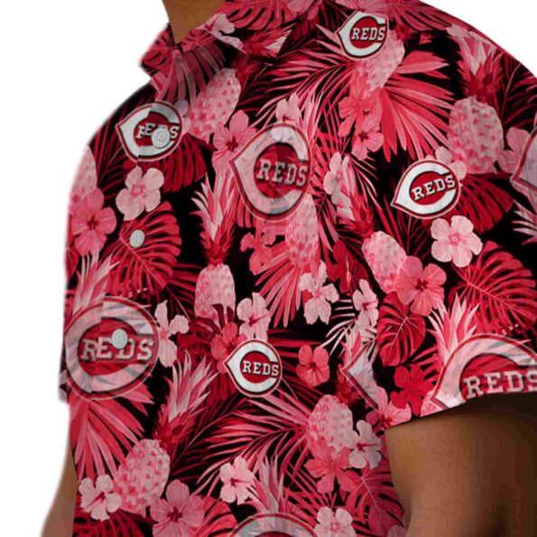 cincinnati-reds-floral-pineapple-red-hawaiian-shirt-trendy cincinnati reds floral pineapple red hawaiian shirt trendy