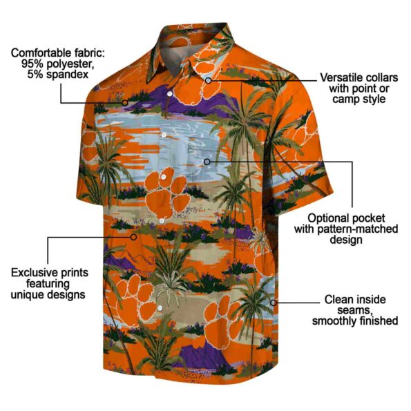 clemson-tigers-palm-horizon-orange-hawaiian-shirt-new-arrival clemson tigers palm horizon orange hawaiian shirt new arrival