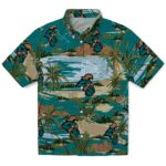Coastal Carolina Chanticleers Hawaiian Shirt - Palm Horizon Green 1 coastal-carolina-chanticleers-palm-horizon-green-hawaiian-shirt-best-selling