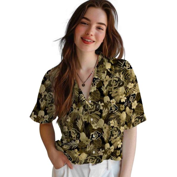colorado-buffaloes-floral-pineapple-gold-hawaiian-shirt-latest-model colorado buffaloes floral pineapple gold hawaiian shirt latest model