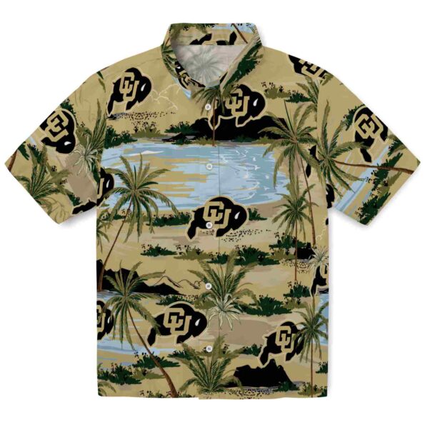 colorado-buffaloes-palm-horizon-gold-hawaiian-shirt-best-selling colorado buffaloes palm horizon gold hawaiian shirt best selling