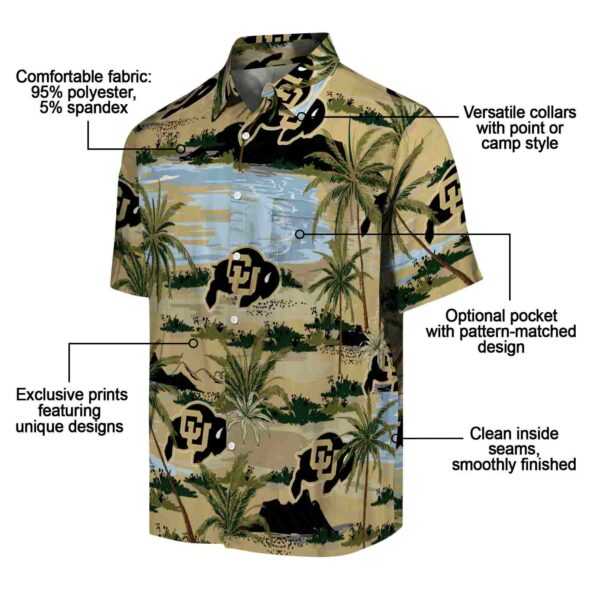 colorado-buffaloes-palm-horizon-gold-hawaiian-shirt-new-arrival colorado buffaloes palm horizon gold hawaiian shirt new arrival