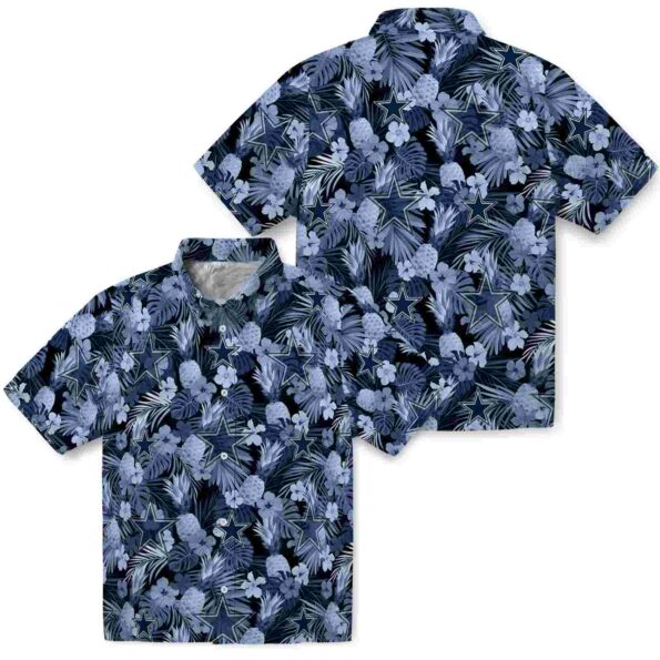 dallas-cowboys-floral-pineapple-blue-hawaiian-shirt-high-quality dallas cowboys floral pineapple blue hawaiian shirt high quality