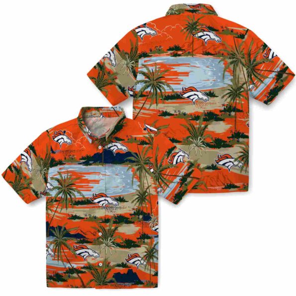 denver-broncos-palm-horizon-orange-hawaiian-shirt-high-quality denver broncos palm horizon orange hawaiian shirt high quality