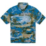 Detroit Lions Hawaiian Shirt - Palm Horizon Blue 1 detroit-lions-palm-horizon-blue-hawaiian-shirt-best-selling