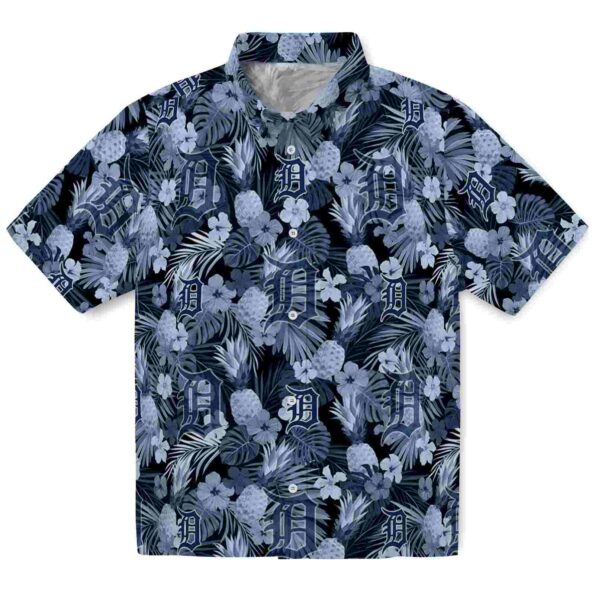 detroit-tigers-floral-pineapple-navy-hawaiian-shirt-best-selling detroit tigers floral pineapple navy hawaiian shirt best selling