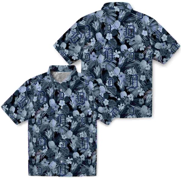 detroit-tigers-floral-pineapple-navy-hawaiian-shirt-high-quality detroit tigers floral pineapple navy hawaiian shirt high quality