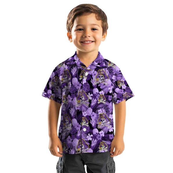 east carolina pirates floral pineapple purple hawaiian shirt top rated