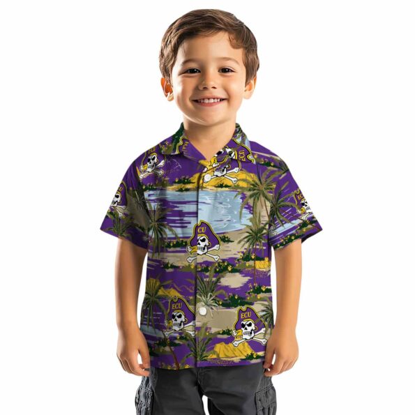 east-carolina-pirates-palm-horizon-purple-hawaiian-shirt-top-rated east carolina pirates palm horizon purple hawaiian shirt top rated