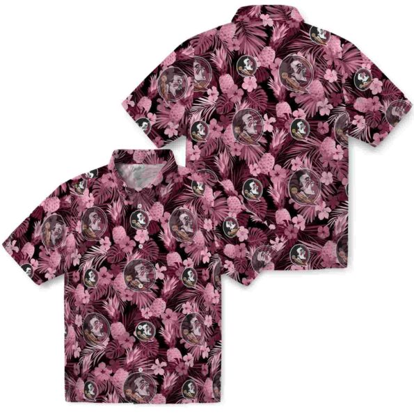 florida-state-seminoles-floral-pineapple-garnet-hawaiian-shirt-high-quality florida state seminoles floral pineapple garnet hawaiian shirt high quality