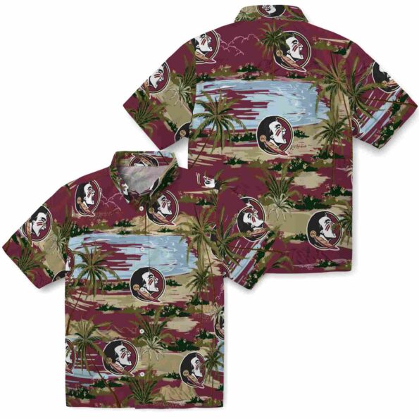 florida-state-seminoles-palm-horizon-garnet-hawaiian-shirt-high-quality florida state seminoles palm horizon garnet hawaiian shirt high quality