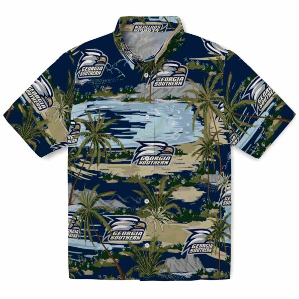 georgia-southern-eagles-palm-horizon-blue-hawaiian-shirt-best-selling georgia southern eagles palm horizon blue hawaiian shirt best selling