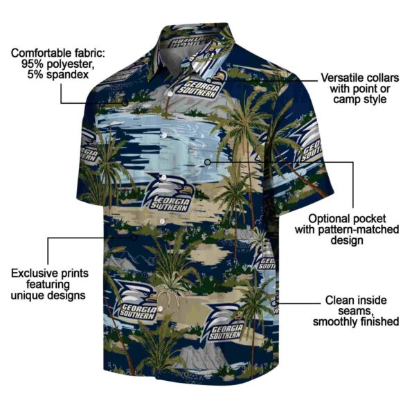 georgia-southern-eagles-palm-horizon-blue-hawaiian-shirt-new-arrival georgia southern eagles palm horizon blue hawaiian shirt new arrival