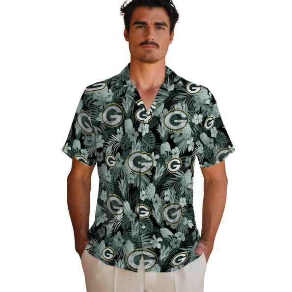green-bay-packers-floral-pineapple-green-hawaiian-shirt-fashion-forward green bay packers floral pineapple green hawaiian shirt fashion forward