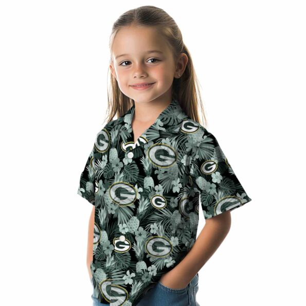 green-bay-packers-floral-pineapple-green-hawaiian-shirt-premium-grade green bay packers floral pineapple green hawaiian shirt premium grade