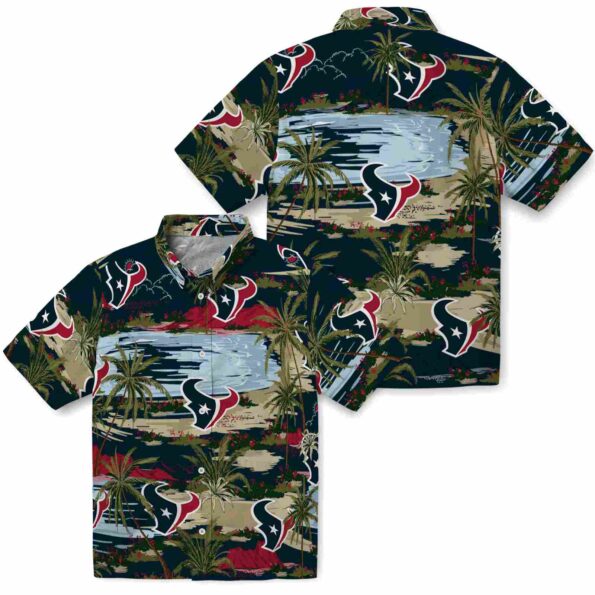 houston-texans-palm-horizon-blue-hawaiian-shirt-high-quality houston texans palm horizon blue hawaiian shirt high quality