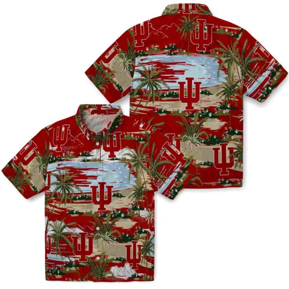 indiana-hoosiers-palm-horizon-red-hawaiian-shirt-high-quality indiana hoosiers palm horizon red hawaiian shirt high quality