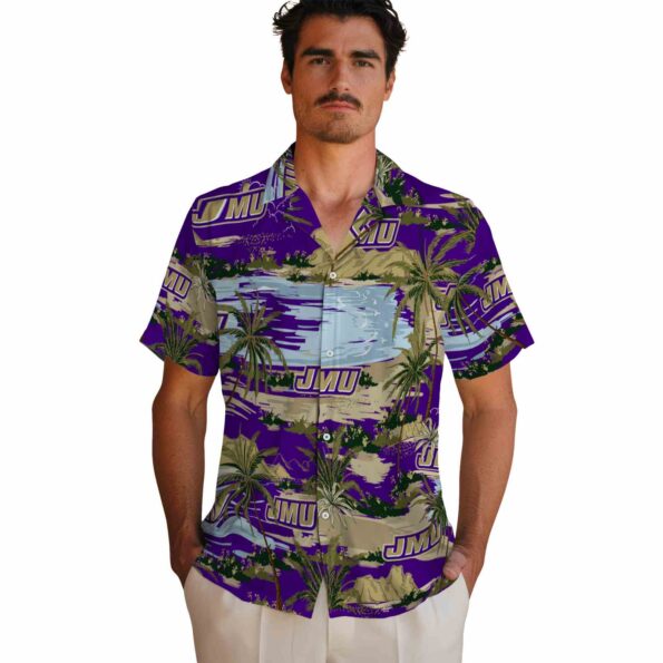 james-madison-dukes-palm-horizon-purple-hawaiian-shirt-fashion-forward james madison dukes palm horizon purple hawaiian shirt fashion forward