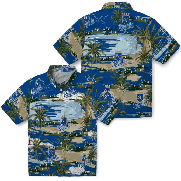 kansas-city-royals-palm-horizon-royal-blue-hawaiian-shirt-high-quality kansas city royals palm horizon royal blue hawaiian shirt high quality