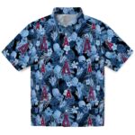 Los Angeles Angels Hawaiian Shirt - Floral Pineapple Blue 1 los-angeles-angels-floral-pineapple-blue-hawaiian-shirt-best-selling